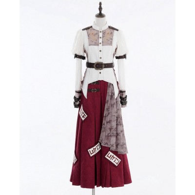 Hoshibako Works Touhou Project Fujiwara no Mokou Top and Pants Set(Reservation/Full Payment Without Shipping)